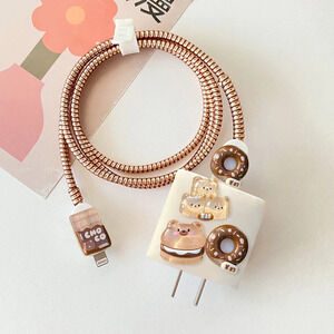 Donut Bunny iPhone Charger Cable Protector P02